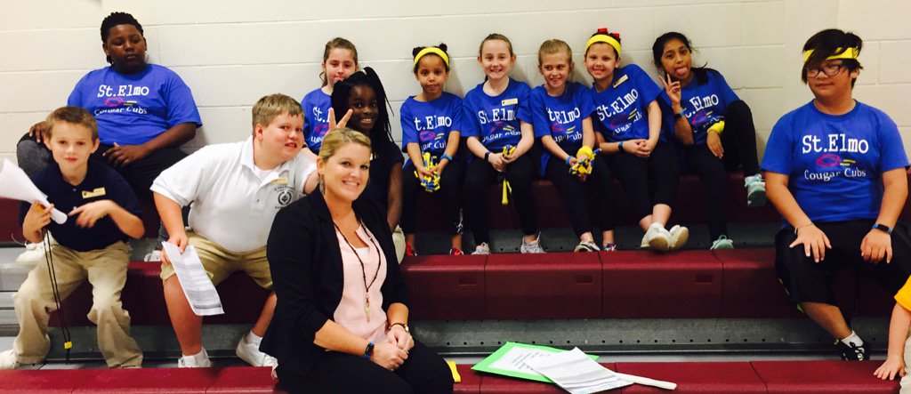 StElmoElem's tweet photo. We are excited to share our accomplishments with the Leader in Me Symposium guests. #lim #standal https://t.co/RNnRgpmQBs