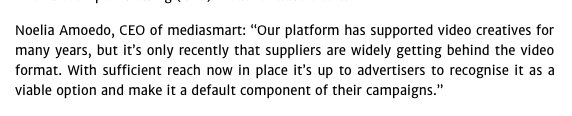 .@mediasmart_mb partners with @fyber &amp; <a href="/AppNexus/">AppNexus</a> to enhance #mobile #video offering nederlandsmedianieuws.nl/media-nieuws/M… by @katjaschrijft <a href="/MediaNetwerk/">Nederlands MediaNetwerk</a>