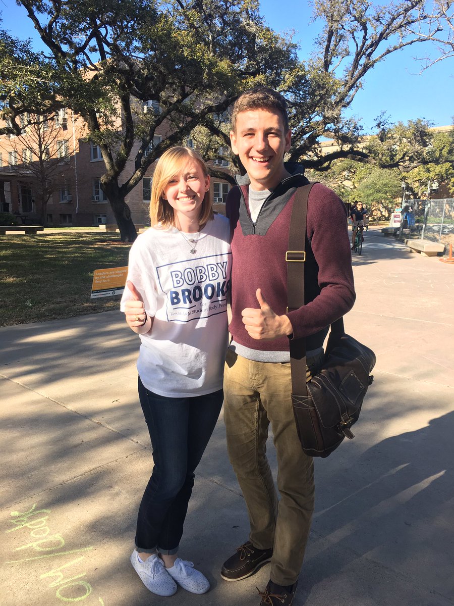 kristinmj2's tweet photo. VOTE BOBBY BROOKS FOR STUDENT BODY PRESIDENT!
Voting closes at noon TODAY! https://t.co/kTGlOy2BbV #BobbyBforSBP https://t.co/9jFIFEcU7g