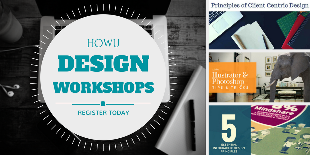 HOWDesignU's tweet image. What are your #weekend learning goals? Achieve your #design #education with our upcoming workshops: bit.ly/2kUntpI