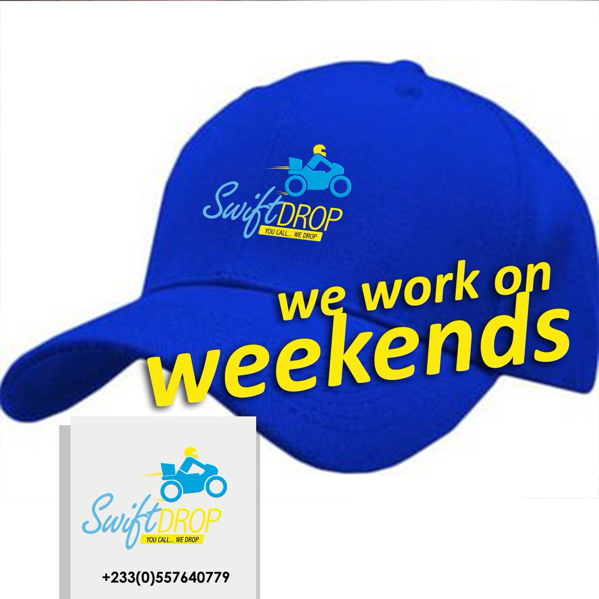SwiftDropgh's tweet image. We love to serve you! Call us on 0557640779 for your deliveries in Accra and Tema. Have an amazing weekend people. #swiftdrop #youcallwedrop