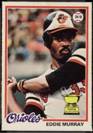 Happy 61st birthday to Eddie Murray, who had more first-year cards than just Topps:   