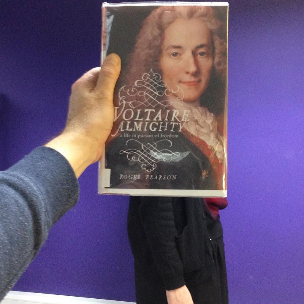 MarjonLibrary's tweet image. &apos;A witty saying proves nothing&apos;- Voltaire. Happy #bookfacefriday everyone! #marjonlibrary … ift.tt/2l7UNEN