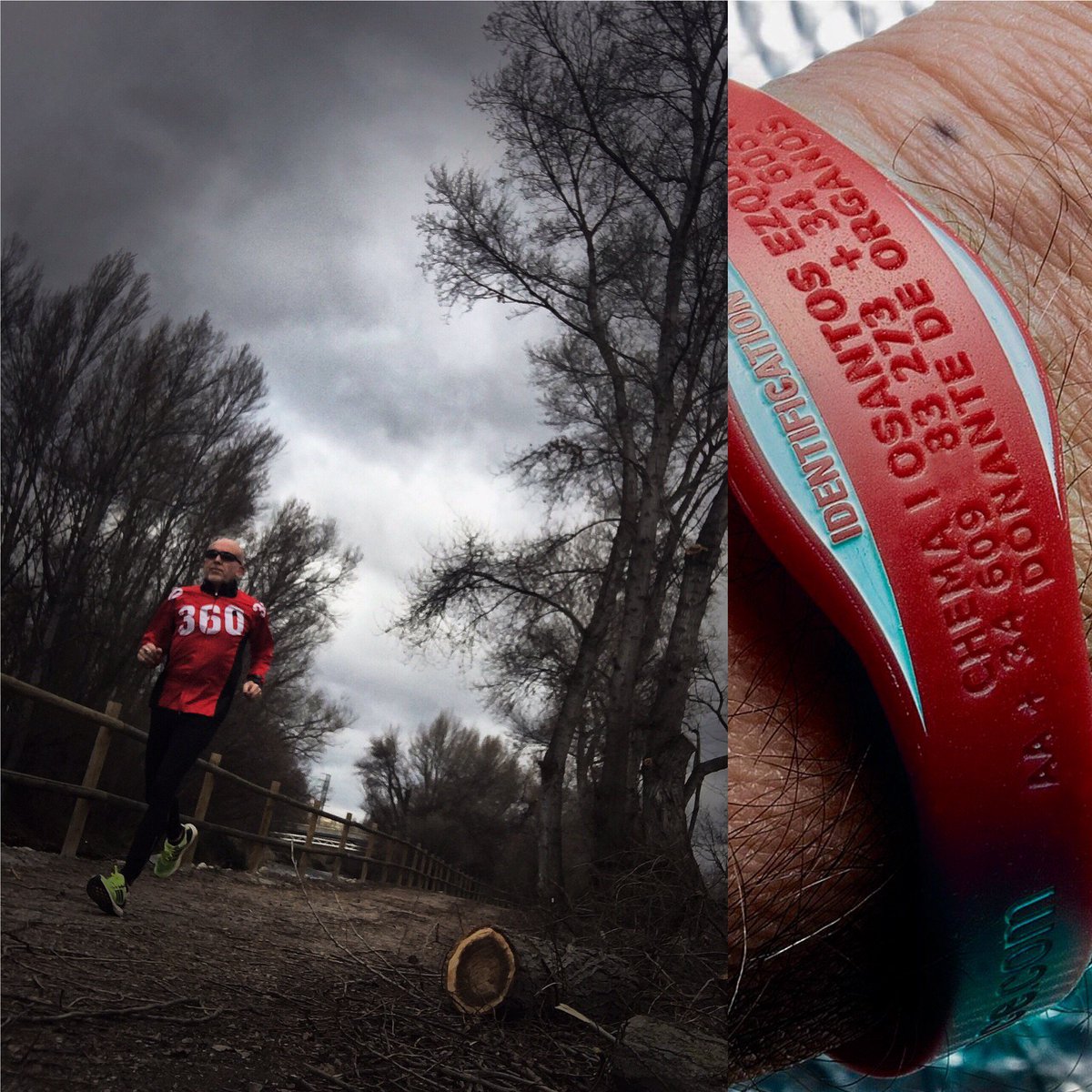 identityessence's tweet photo. &amp; Chema Losantos / Rio Ebro 
Silicone identification bracelet
#running #runners #run #runner #runnersworld #runnerscommunity https://t.co/pgcnNIPlgd