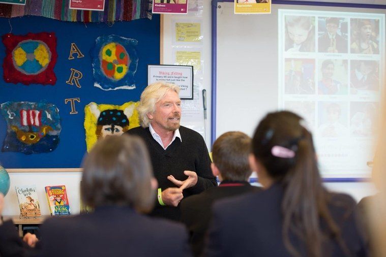 richardbranson's tweet photo. The current model of education is outdated. How would you change it? https://t.co/uqiWnSfRrI https://t.co/ayXicWqfvS
