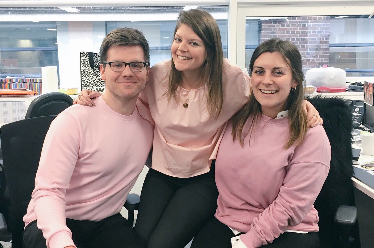 thingsunltd's tweet image. On Friyay's the Things Team wear pink! #gotthememo