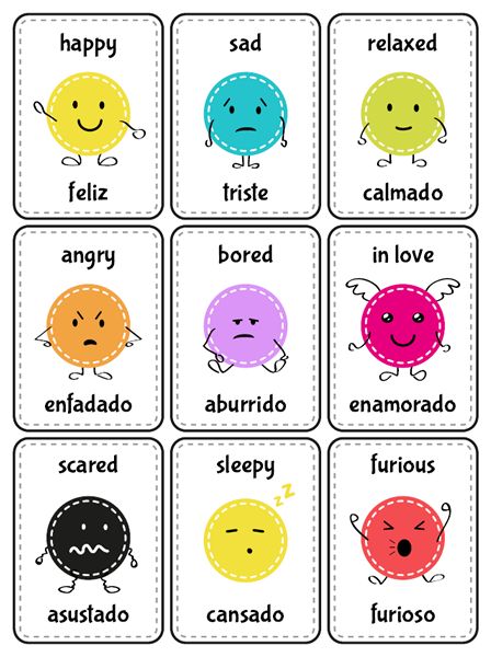 infanciayeduc's tweet image. Y tú ¿cómo estás hoy? ¡Feliz fin de semana! #poniendonombrealasemociones #recursosbilingües #infanciayeducacion