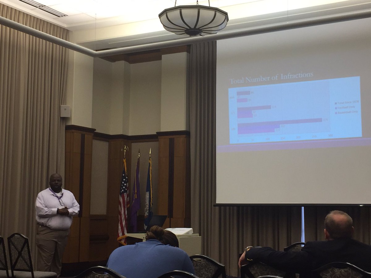 kwamagyemang's tweet photo. .@KhireyWalker giving his presentation this morning at the Applied Sport Management Association (ASMA) Conference. https://t.co/6dxcPRXge4
