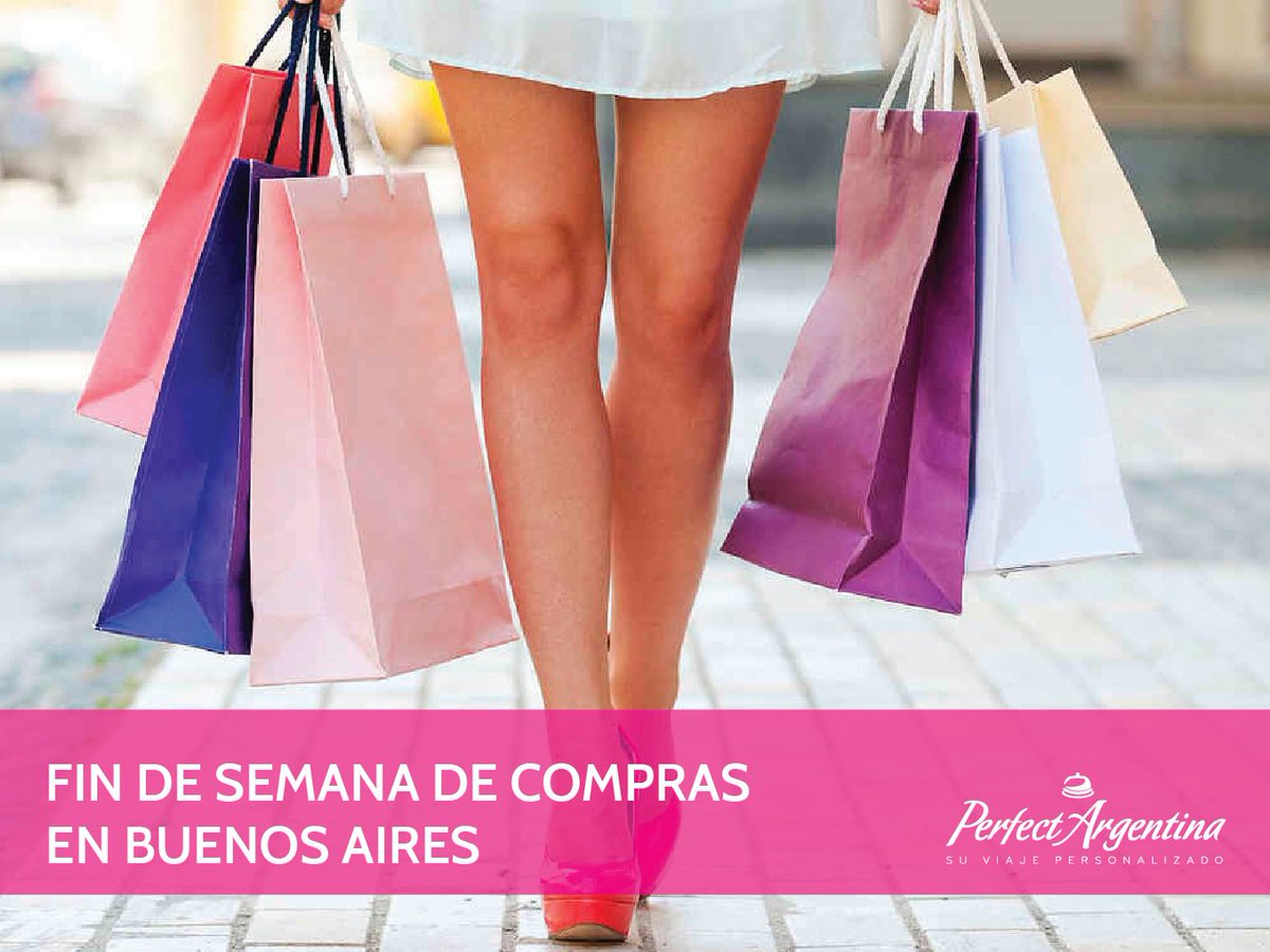 PerfectArg's tweet photo. 2 tardes de compras por distintas zonas de Outlets de Buenos Aires. #Traslados,  #Alojamiento y #PersonalShopper. $2300 pp Base Doble https://t.co/m3H7WRG5mc