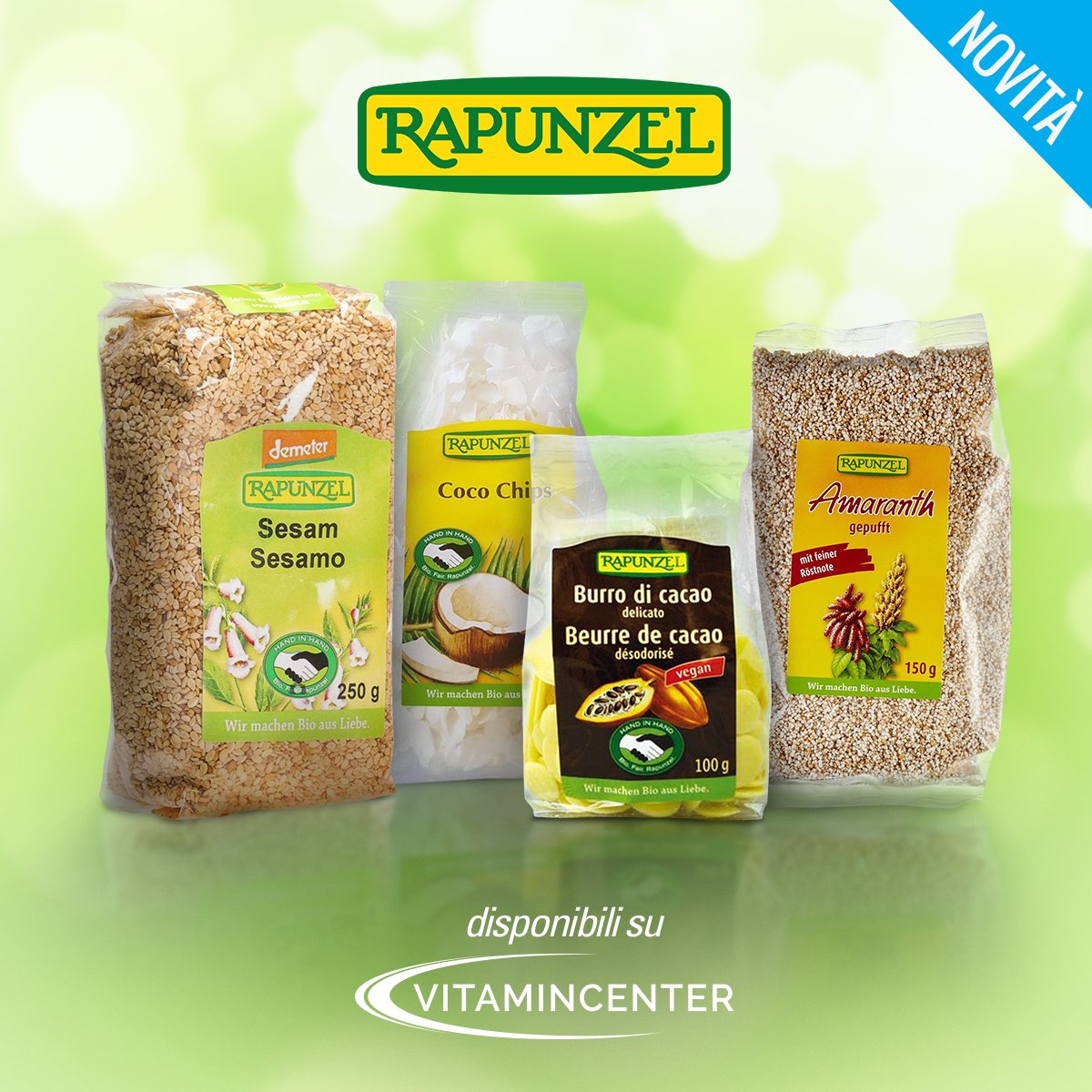 VitaminCenterIT's tweet photo. #Rapunzel produce #alimentibiologici con materie prime di grande #qualità. Scopri tutti i #nuovi prodotti su https://t.co/Wuo5AsMqpF https://t.co/FVCHm51eh2
