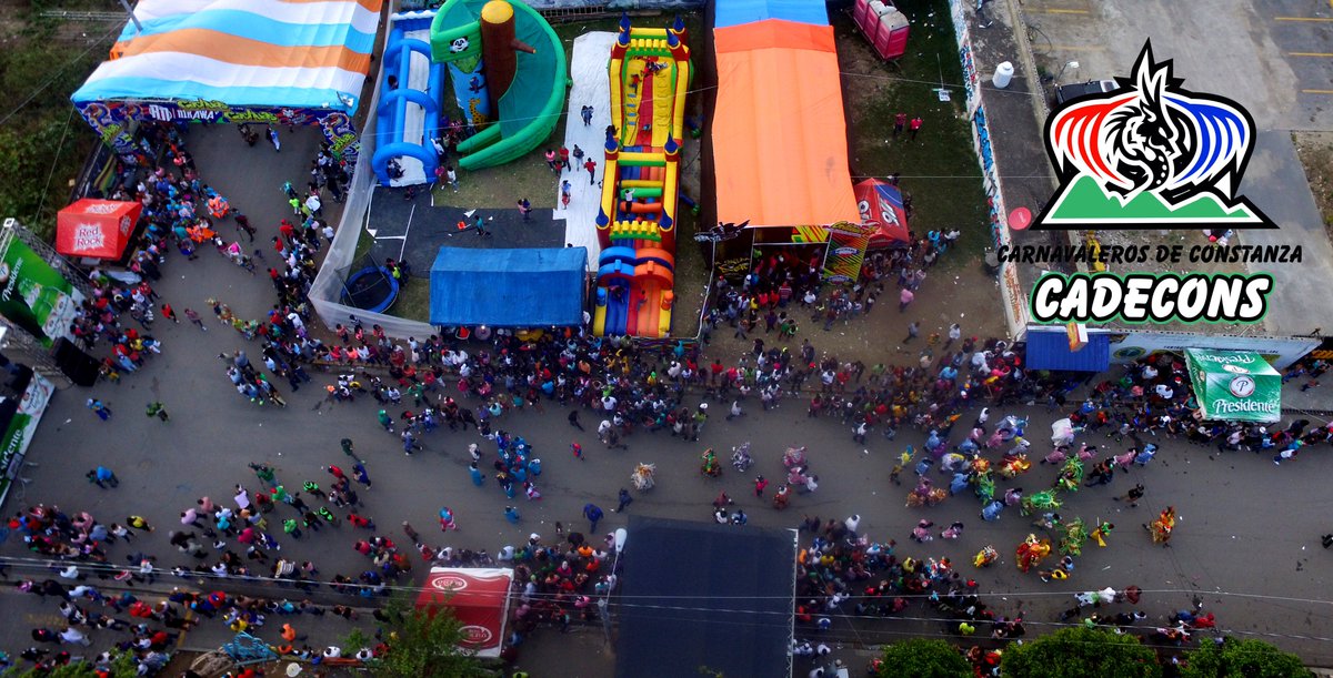 cadeconsrd's tweet photo. Toma aérea gracias a #SDProductions #TodoEnPublicidad por cubrir nuestro #CarnavalConstanza https://t.co/ibjpIJcoFJ