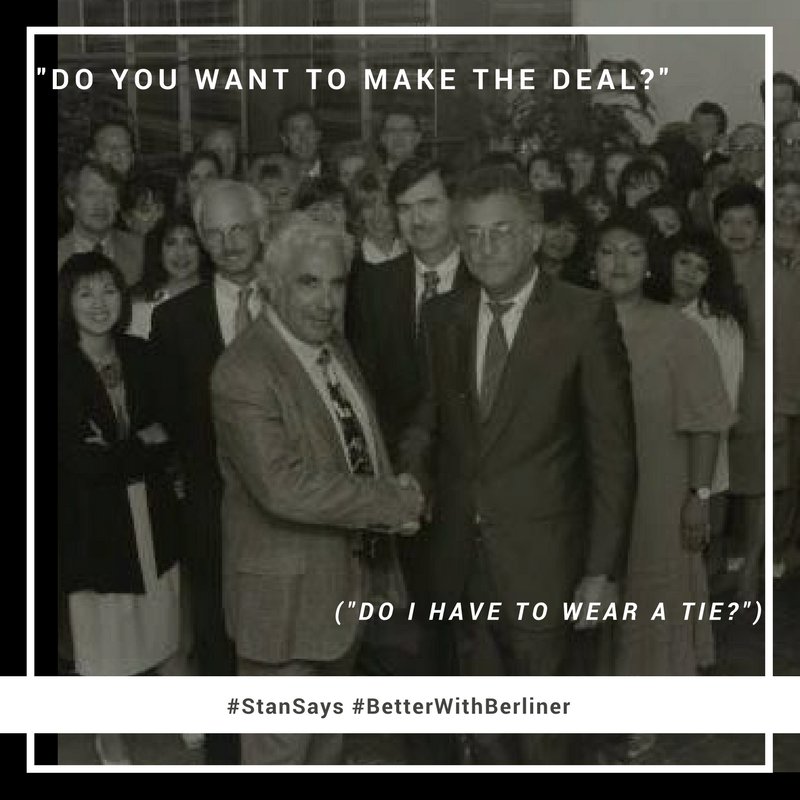 BerlinerCohen's tweet photo. BC's founder is retiring. Let's learn from his wisdom & wit. An early client recalled Stan's tenacious yet approachable demeanor. #StanSays https://t.co/vXIjovTsR4