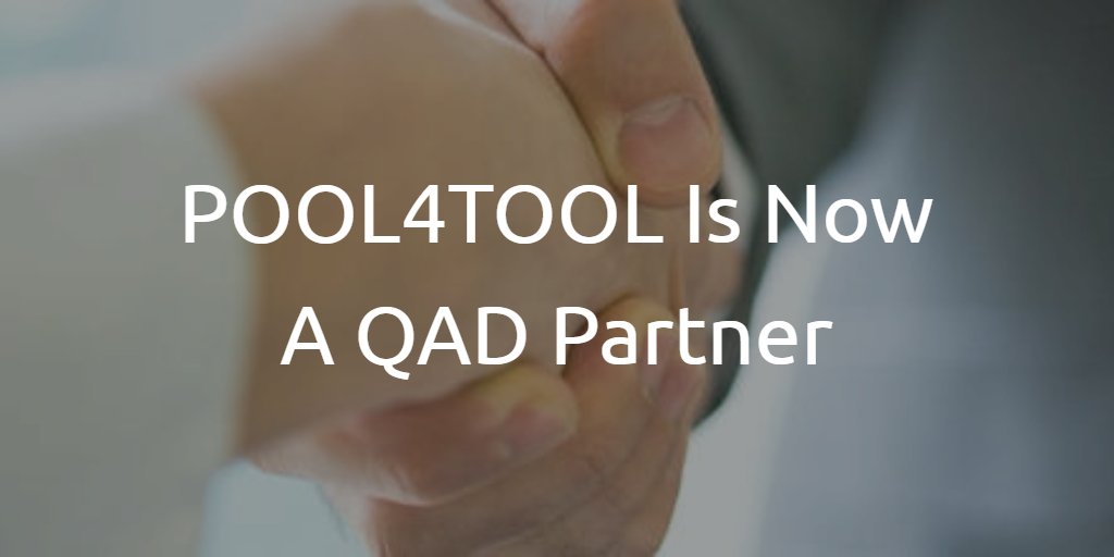 JaggaerPro's tweet image. Announcing! #POOL4TOOL now integrates with #QAD! @QAD_Community hubs.ly/H05-fDt0