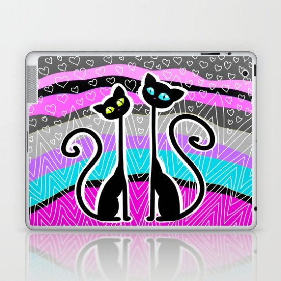 GattineriDesign's tweet image. LAPTOP &amp;amp; IPAD SKIN - Free Worldwide Shipping Today! :) society6.com/product/gattin… #cats #catlovers #giftidea #present