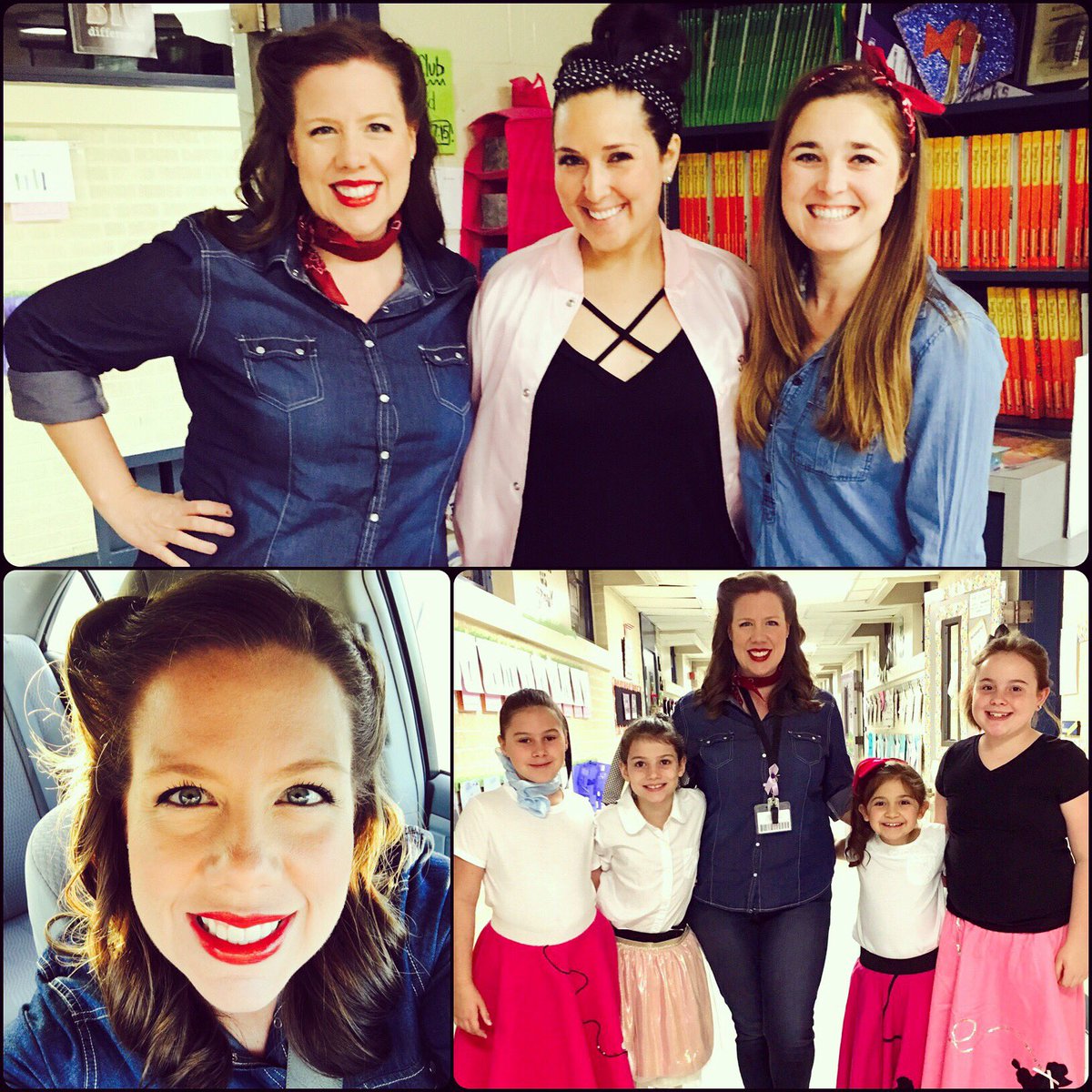 Teacher4Legacy's tweet photo. 50's Sock Hop Day! https://t.co/mFsDaecL7c
