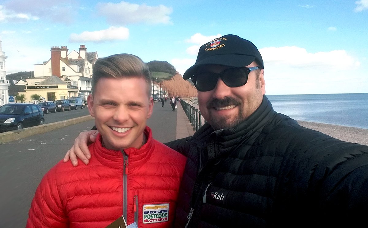 SherwoodLifeCo's tweet photo. @JeffBrazier Great to meet you today Jeff.. Glad you like our little sunny town on the Devon coast.. #NiceFella https://t.co/ko9sxjtXwI