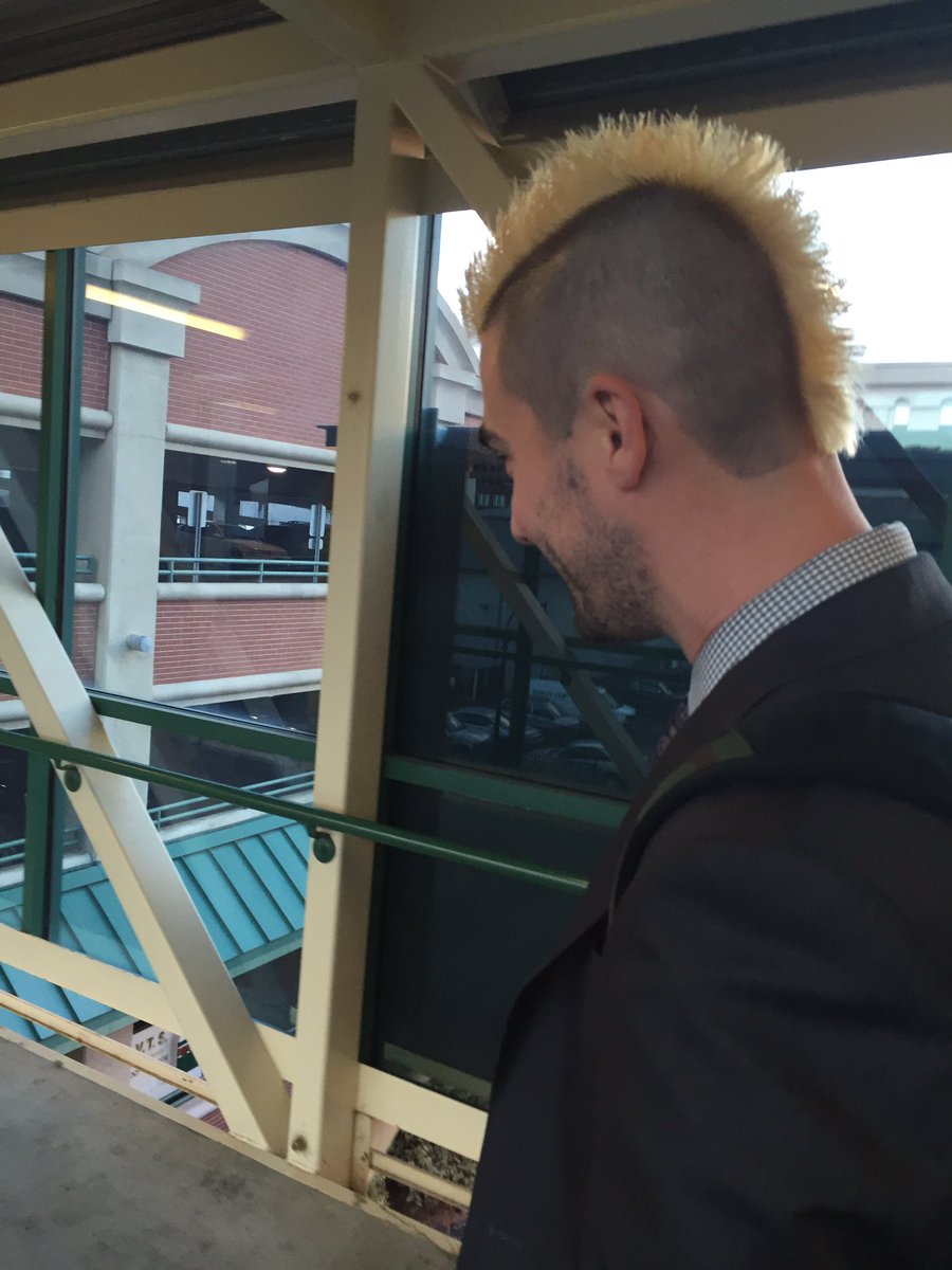 UPIKE_Success's tweet photo. Rumor has it if @PIKEYTHEBEAR does win the @MidSouthSports #MSCMascot challenge someone in Student Success will bring back the blonde Mohawk https://t.co/vgXIa7yQWo