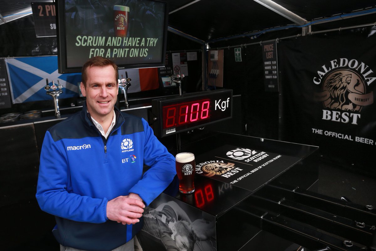 MultiplyAgency's tweet photo. Our scrum machine for Caledonia Best is @the3sistersbar tonight and @BarConstitution on Saturday and Sunday #6nations #brandexperience https://t.co/uG6xYMPOwL