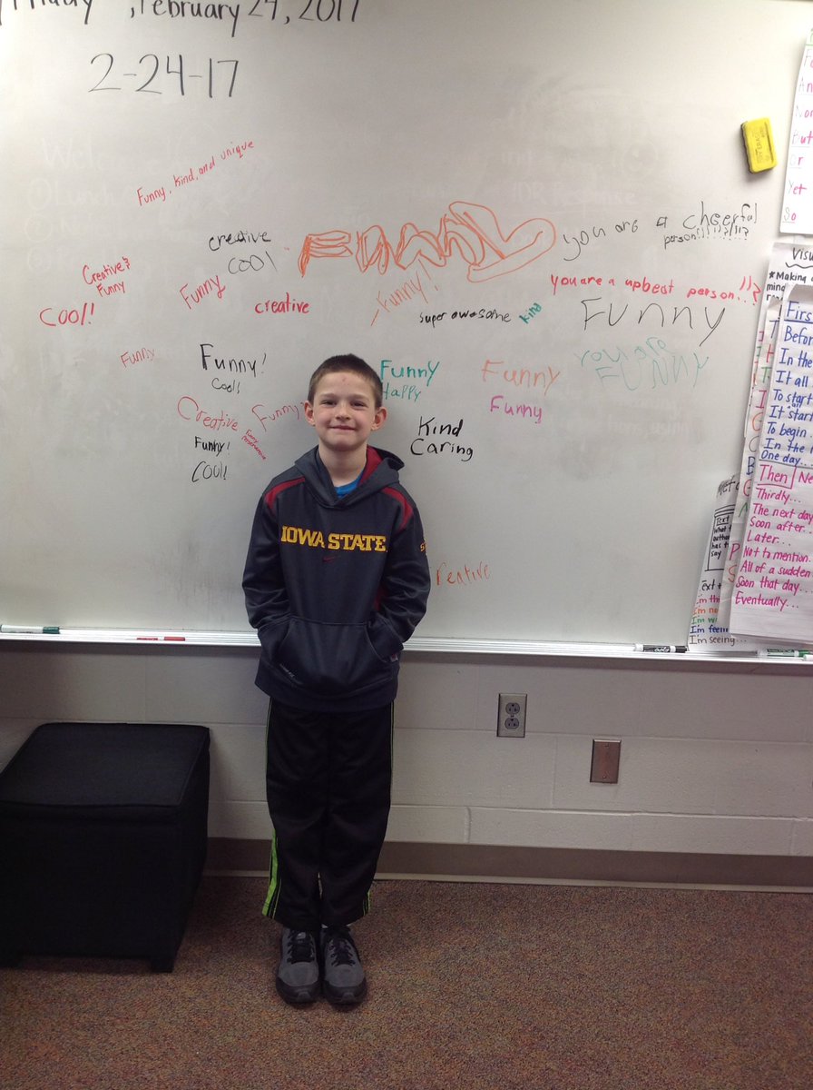 Mrs_McCormick34's tweet photo. Our star student of the day! Filling our classroom with positivity and kind words! #NevadaCubPride https://t.co/GnHqWsL7hb