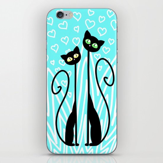 GattineriDesign's tweet image. IPHONE &amp;amp; IPOD SKIN - Free Worldwide Shipping Today! society6.com/product/gattin… #cats #cute #giftidea #catlover #love