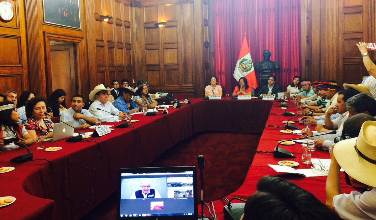 BancadaFAperu's tweet photo. [AHORA] @CIDH atiende los reclamos sobre la afectación a los derechos de las Comunidades Indígenas en #ComisiónPueblos  @mforondafarro https://t.co/5KZWml0gZm