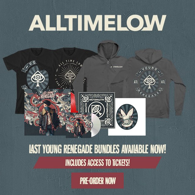 AllTimeLow's tweet photo. Pre-order the album at https://t.co/pUwISUpQw0 for a tour pre-sale code to get tix on 3/1. Hustler Pre-sale starts 2/27. Public on-sale 3/3! https://t.co/cSXnaEwdhY