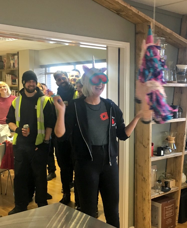bearsey's tweet photo. Today we said a very sad farewell to Claire. Good luck in your new job!! #TeamBean #Missyoualready #LastDay #stayonbrand https://t.co/BNwvhCnjdw