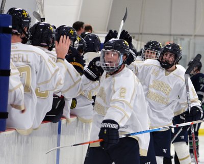 hockeyjcu's tweet photo. @hockeyjcu takes on @WVUHockey 5:30pm in opening round of the CHMA Playoffs. Watch Live: https://t.co/nUk9k34uxX https://t.co/GbrZVey84j