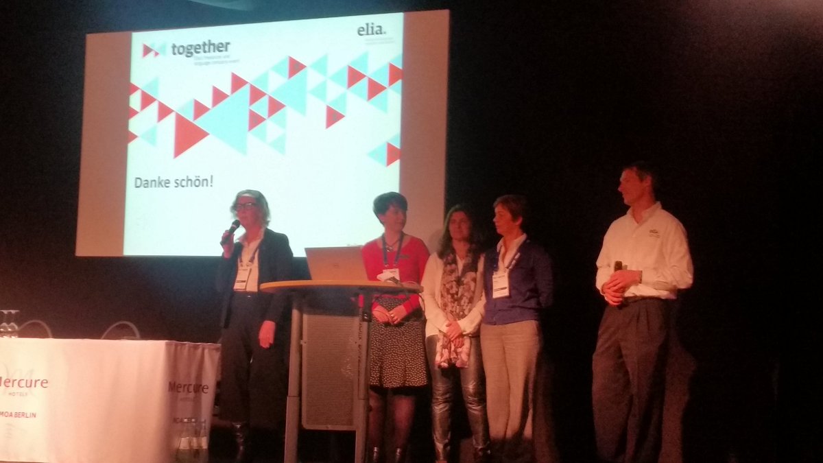 End of #eliatogether. Lovely time, great colleagues, fab Berlin.