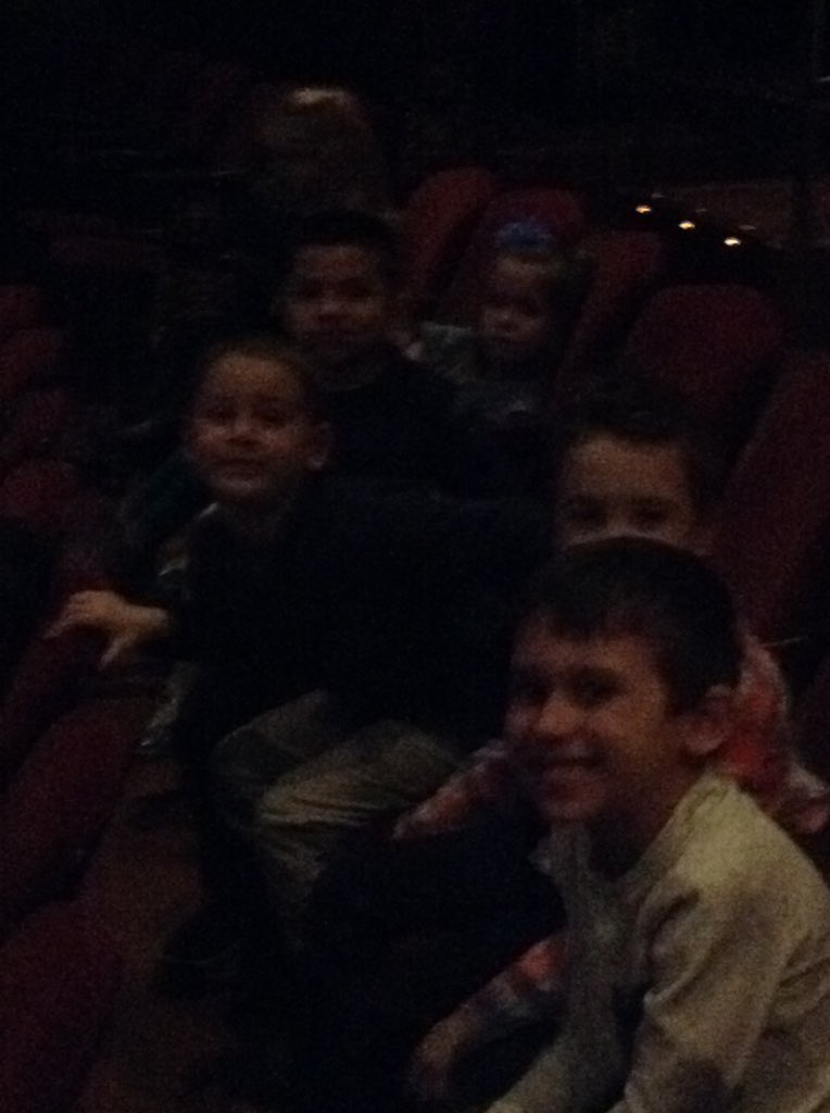 EvansHaevans's tweet photo. GR kindergarteners are ready for the show--Biscuit at the Raue Center! @GlacierRidgeD47 https://t.co/L7VSEpDyUL