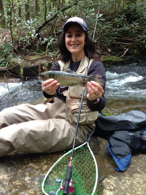 Take_Me_Fishing's tweet photo. Wear cleats when trout fishing. It can get slippery! #FridayFishingTips https://t.co/3A7mBIznEY https://t.co/4lK15KL3wy