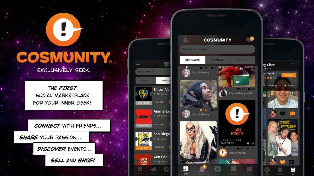 UTDCompSci's tweet image. UTDCS Students Build #Cosmunity App to bring geek convention experience online bit.ly/2lNGedE  WAY TO GO @zaccooner!! #letsgetgeeky