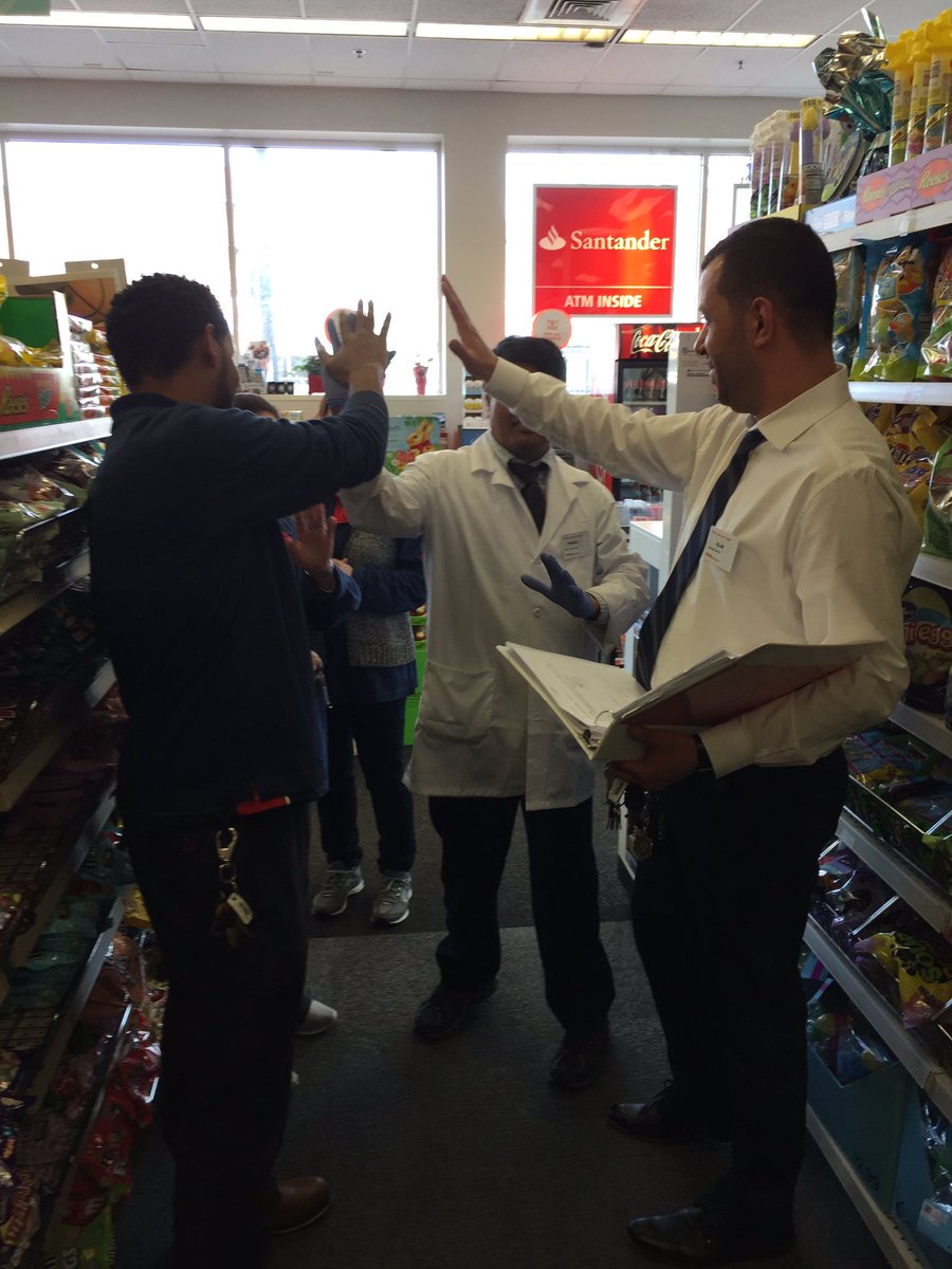 robin5norman's tweet photo. During morning huddle Islam is celebrating with team #55 being over target ytd in service!!!!   @JohnSkinnerCVS https://t.co/GGiYCY9vuF