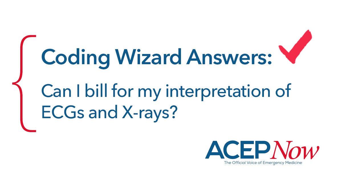 ACEPNation's tweet image. New #CodingWizard in this month&apos;s #ACEPnow: ow.ly/QUj83092TF7