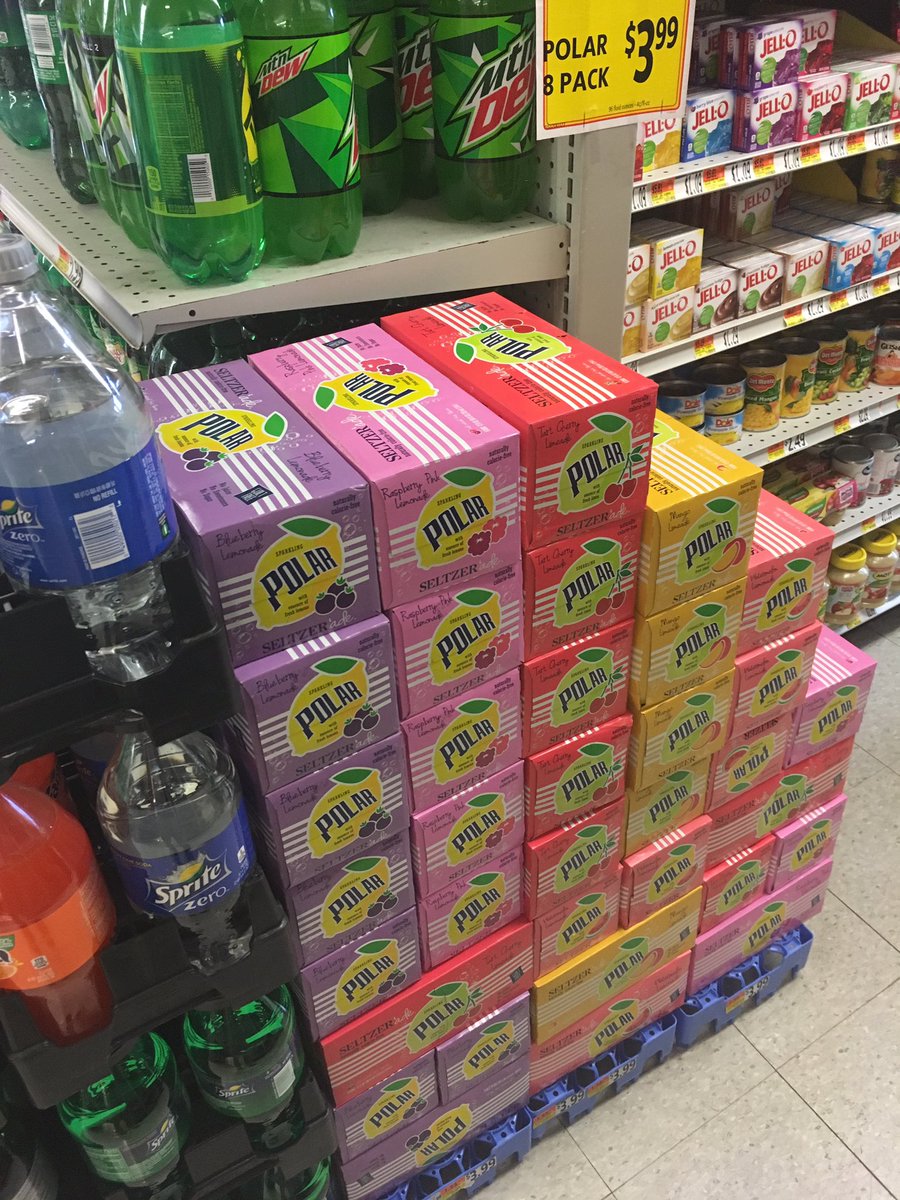 wollastons_nu's tweet photo. Check out our new @PolarSeltzer ade 8 pack cans. Perfect for those 60 degree February days! https://t.co/olEbq8EDqi