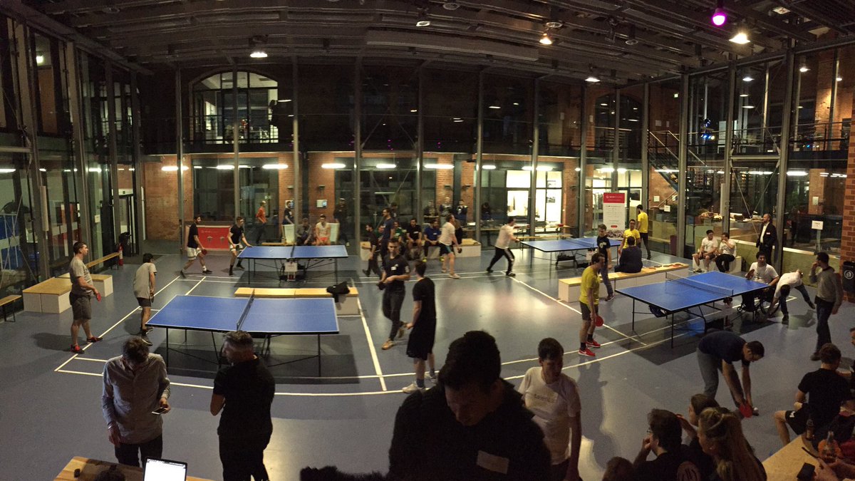 batchyboi88's tweet photo. At @newstoreinc #startup #tabletennis. @talent_io_de game 1 was an emphatic 11-1 defeat. #outofourdepth https://t.co/oU1KzzDmJA