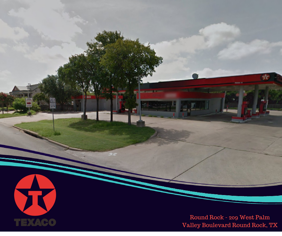 Never forget to fill your car with gas at Texaco in Round Rock - 209 West Palm Valley Boulevard
Round Rock, TX