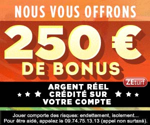 ZETURF, vous offre 250€ de paris hippique
Profitez-en > ow.ly/PfAv309ks2N