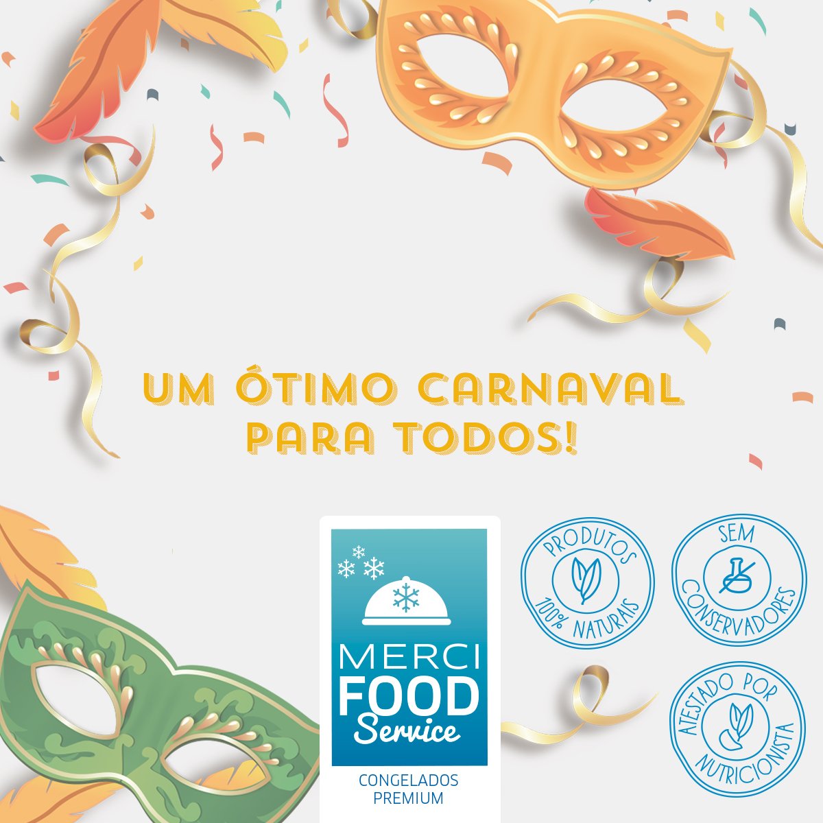 CuisinePro_br's tweet photo. Chegou a hora de cair na folia. Desejamos um ótimo carnaval para todos!

#carnaval #mercifoodservice #folia #congeladosnaturais https://t.co/e7uTbTgQLm