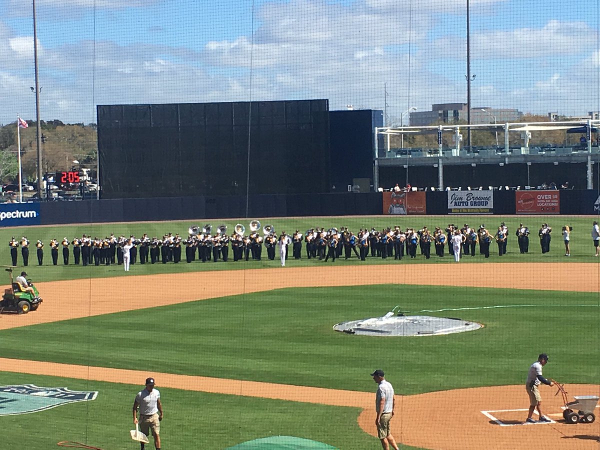 Steinbrenner HS Band performing at opening day of Spring training <a href="/mwb_shs/">Steinbrenner HS Band</a> <a href="/Yankees/">New York Yankees</a>