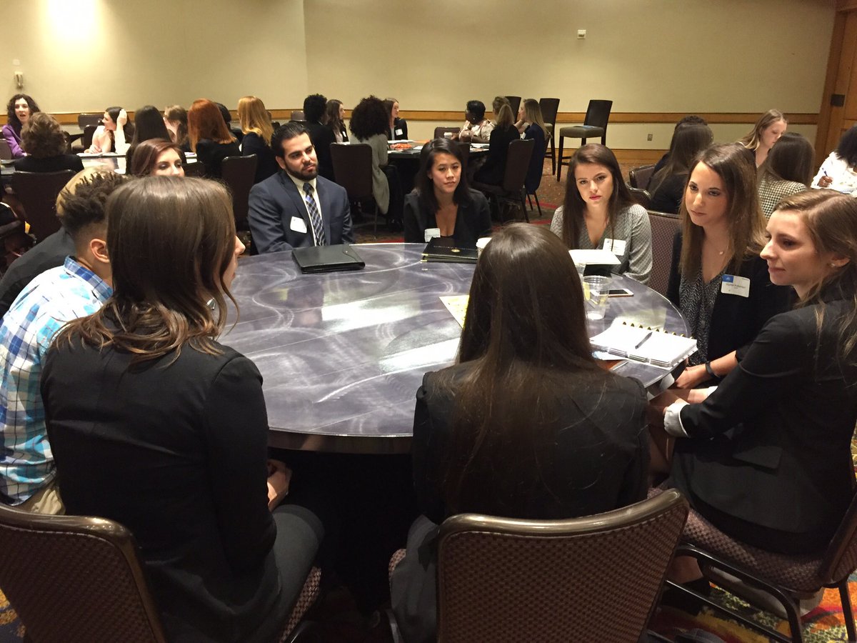 GolinATL's tweet photo. Our very own Sophie Robertson is sharing tips with PR students on graduation &amp; next steps at #RWPR17! https://t.co/n57D9AY1AE