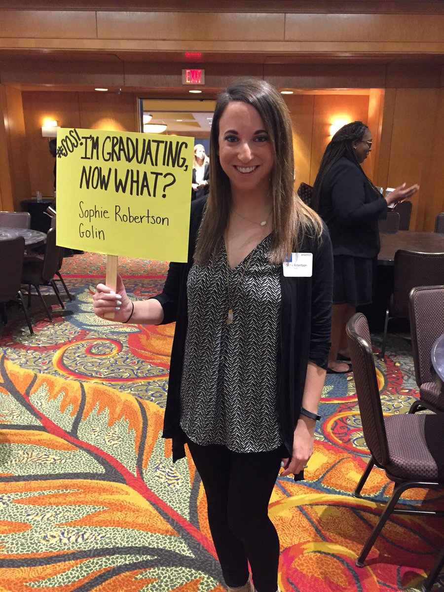 GolinATL's tweet photo. Our very own Sophie Robertson is sharing tips with PR students on graduation &amp; next steps at #RWPR17! https://t.co/n57D9AY1AE