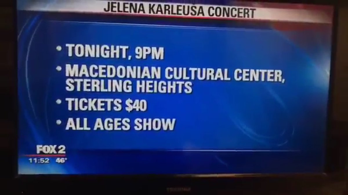karleusaastar's tweet photo. #OnoKad na Americkoj televiziji [FOX] reklamiraju Jeleninu turneju  🇺🇸🇺🇸👊🏿👊🏿 #DIEBitches https://t.co/Wigc0QhkQJ