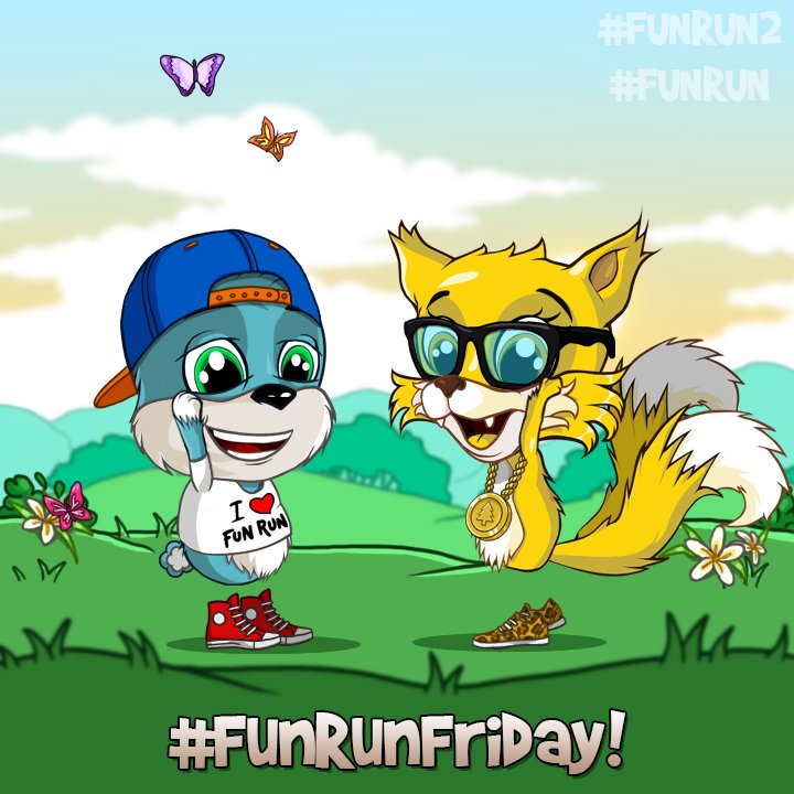 TheFunRun's tweet photo. Tweet your username with #FunRun, #FunRun2 or #FunRunArena for a chance to win coins! #FunRunFriday #TGIF https://t.co/9Xg939uLin