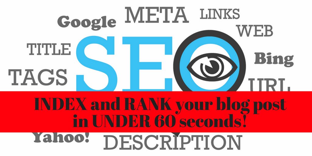 SuccessOnlineP's tweet photo. [Attention #Bloggers!] Learn How To Index and Rank Your Blog Post In Under 60 Seconds! #SEO
https://t.co/1FqRnJ0xla https://t.co/yJ3MLbRgZv