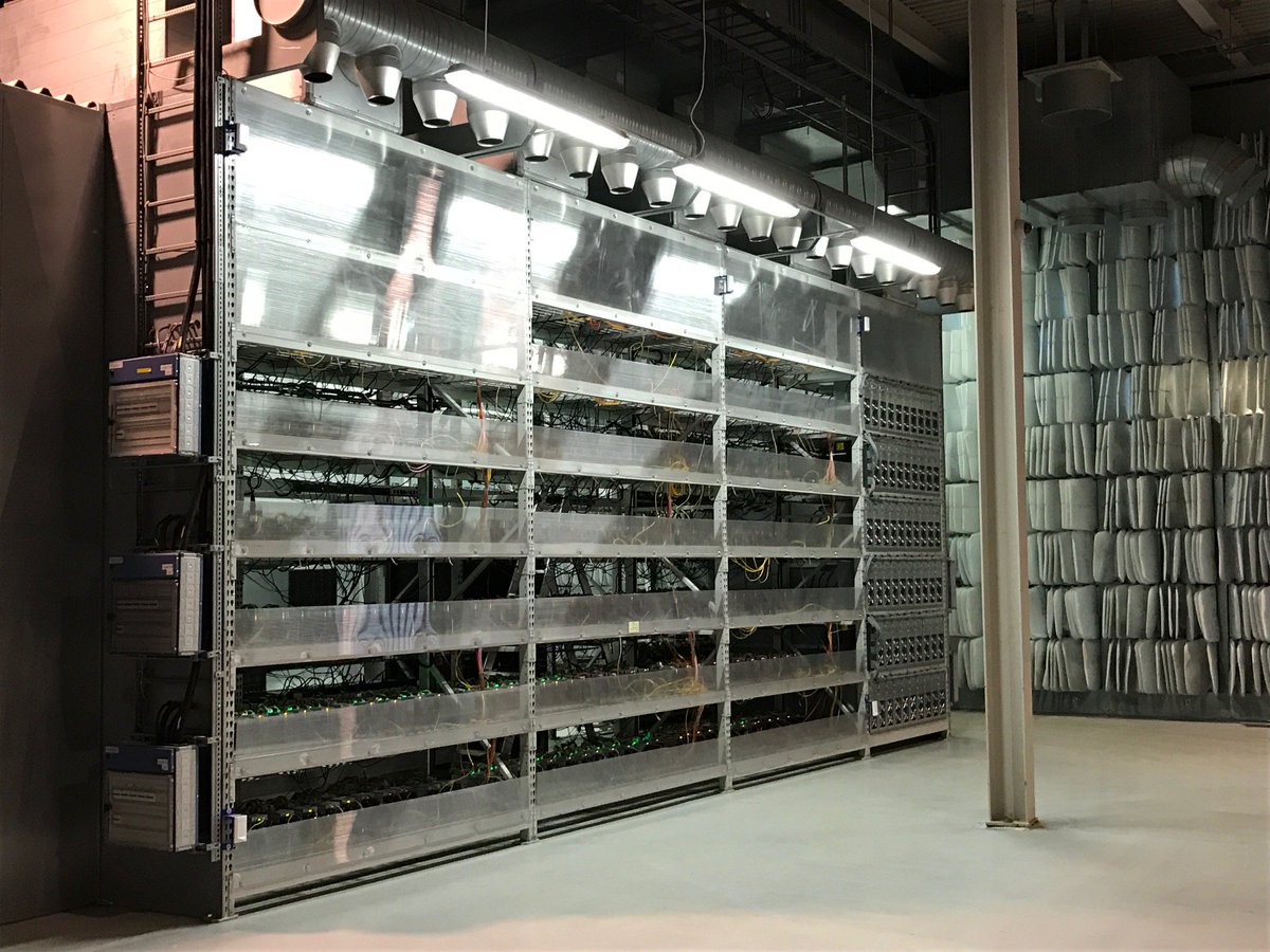 big_mallet's tweet photo. This is the inside of a old-Nato base turned carbon friendly tier 1#datacentre room. We've lucked out here #FridayFeeling #hosting #webready https://t.co/HT9UFTH94T