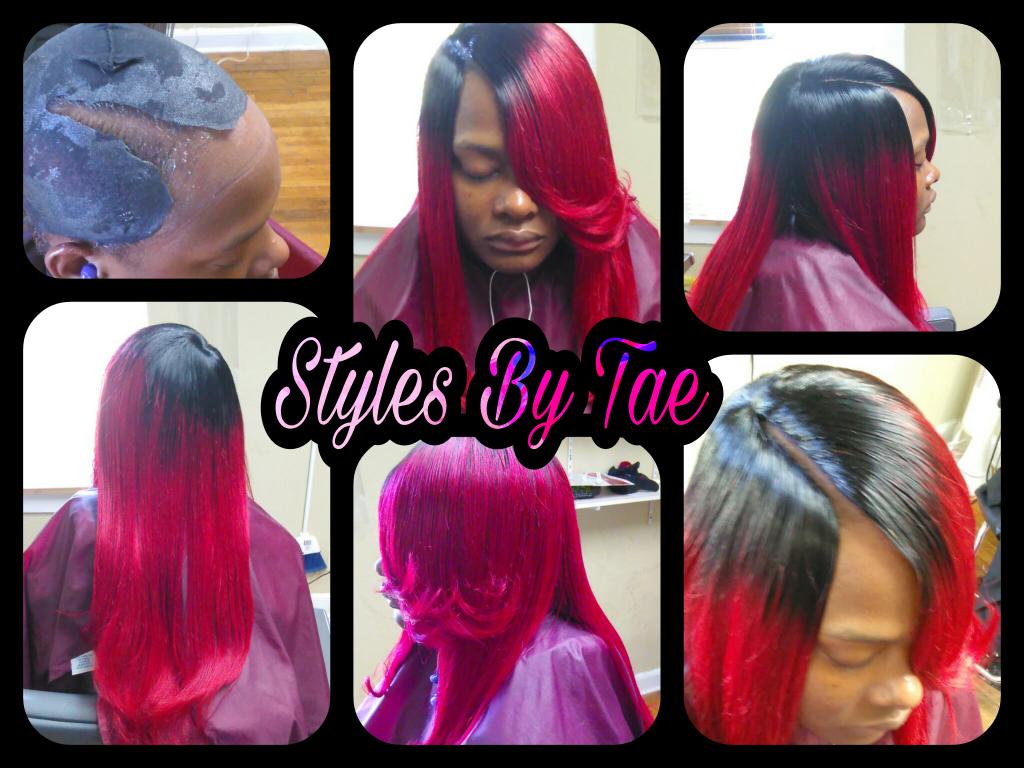 Styles By Tae On Twitter Protective Quick Weave W Invisible Part