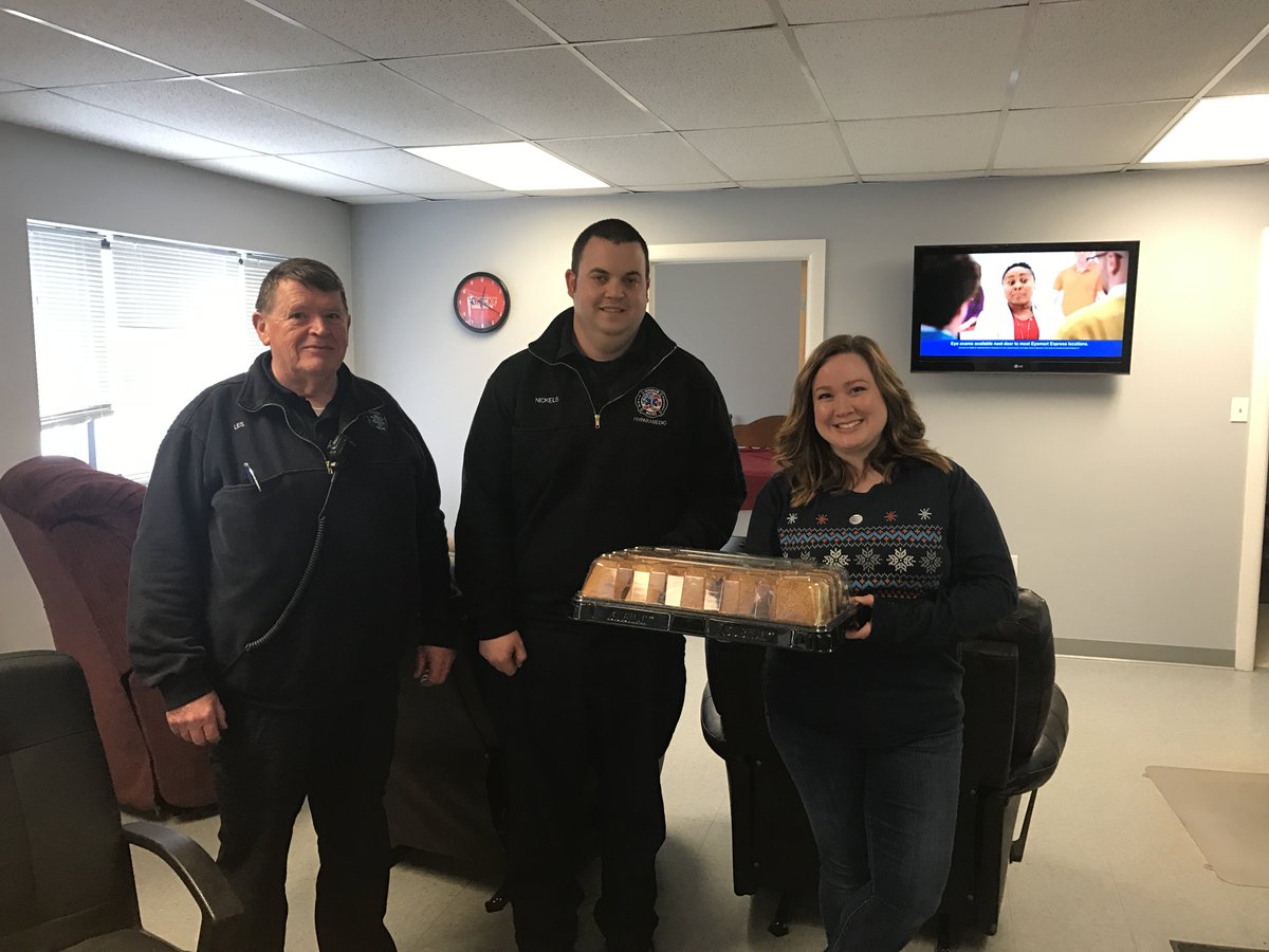 #LifeatATT #OurNE #RandomActsOfKindness Windham Warriors visiting the local fire station to drop off lunch and thank them for their service!