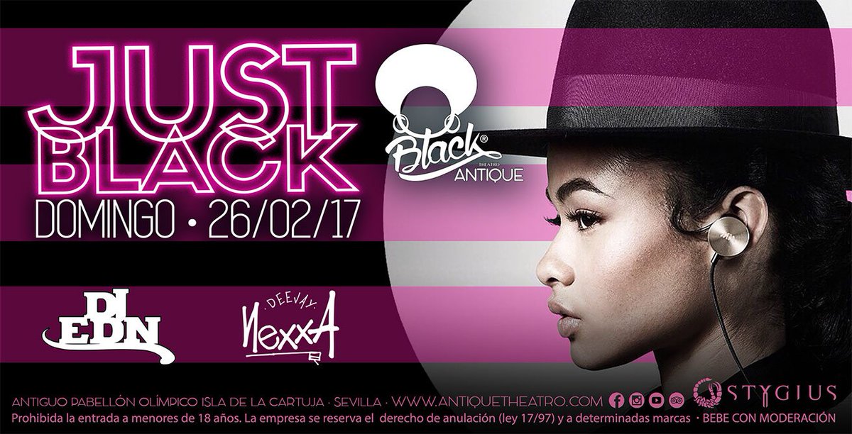 balearicaffair's tweet photo. Vuelve el domingo más BLACK de Sevilla a @AntiqueTheatro 🔹 26.02🔹 #BenditoMomento powered by @StygiusFluid #SpiritFluid by balearic affair https://t.co/fyz6flAC2t