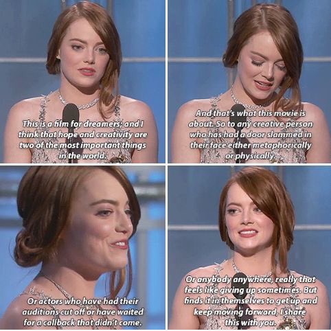 MatLaughlin's tweet image. Emma Stone is my hero